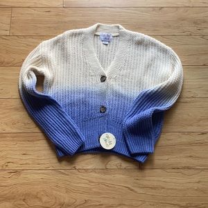 Colorful planet cardigan sweater
